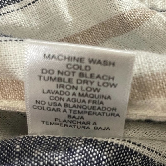 Love tree boho‎ linen blend jumpsuit size large - Picture 5 of 9